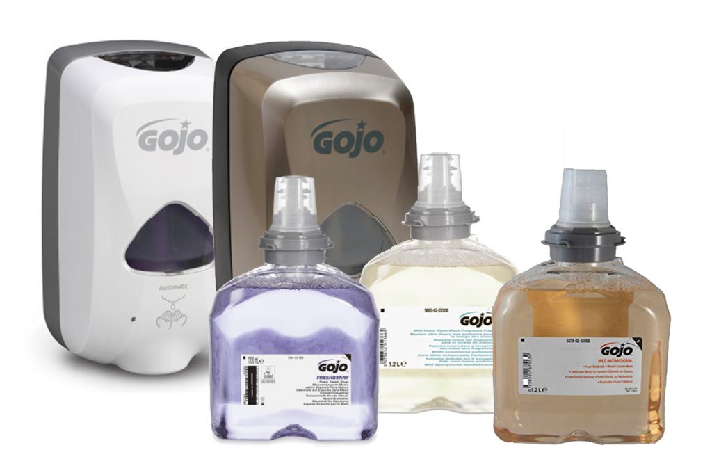 GOJO Soap Hand Cleaner Range Gojo Soap Dispensers Hand cleaners co uk