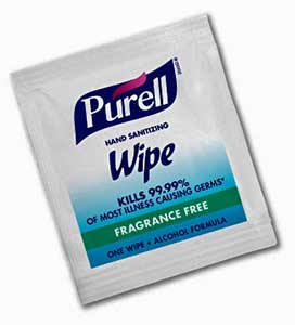 Purell Individual Hand Sanitising Wipes - individual wipe