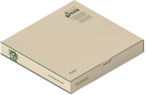 UniGreen Bamboo Pizza Boxes - FULL CARTON